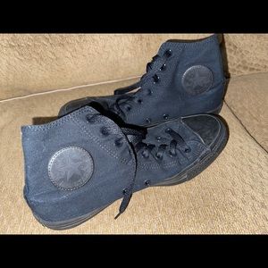 black high top converse